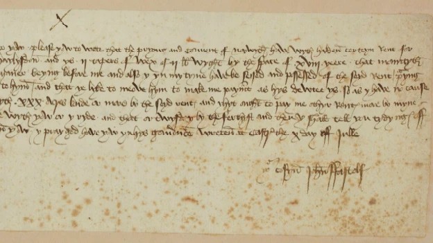 Letter to Margaret Paston