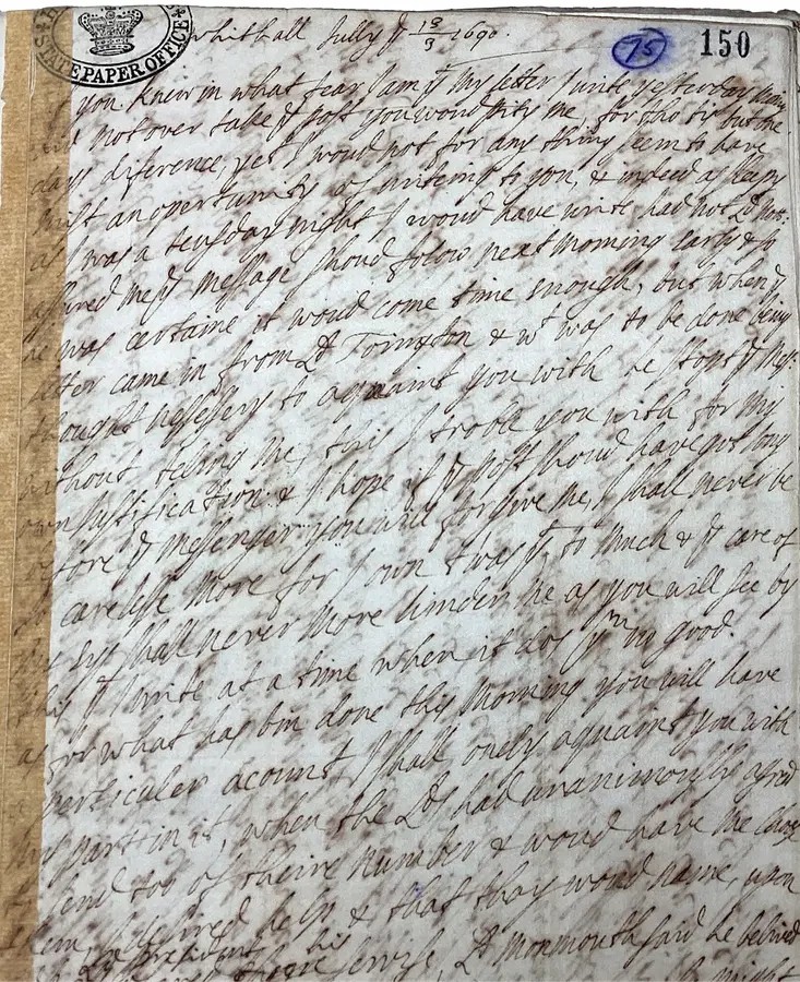 Letter to Margaret Pole
